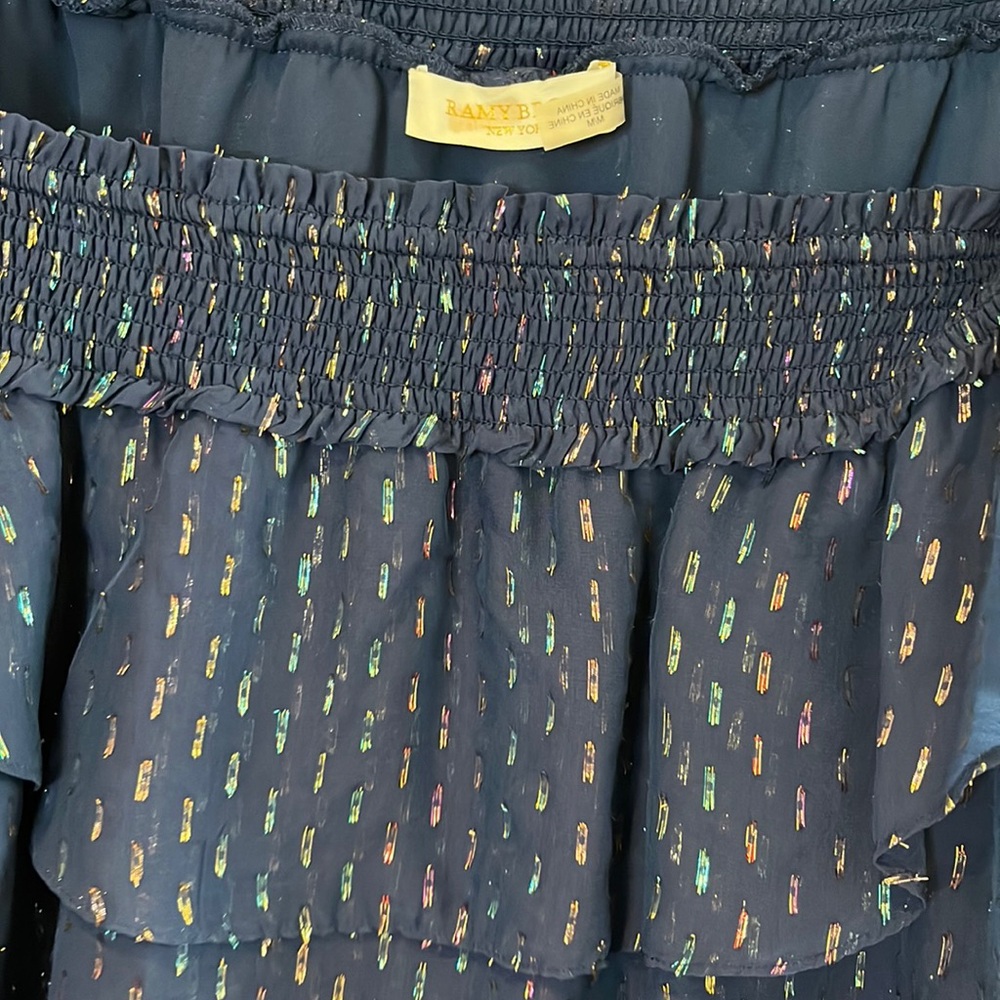 Ramy Brooke Blue Skirt